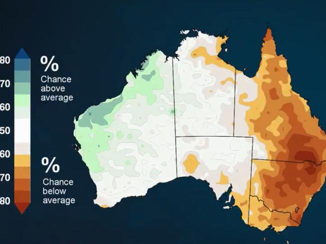 Summer weather. Picture: Bureau of Meteorology