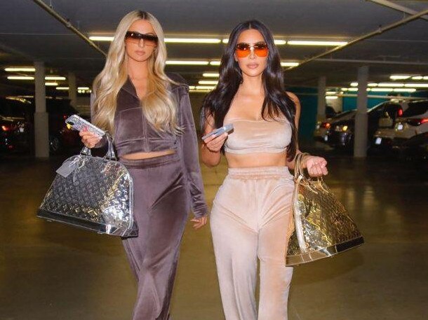 90s-inspired! Paris Hilton and Kim Kardashian West in a Skims campaign. Picture: Instagram