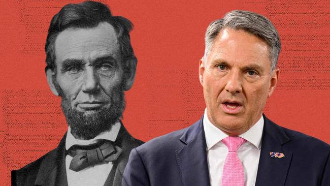 Richard Marles is no Abraham Lincoln