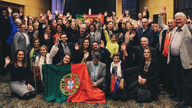 Celebration at Petersham Town Hall for the official renaming of central Petersham to ‘Little Portugal’.