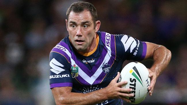 Cameron Smith might have retired from rep footy but he is still the man to lead the Storm. Picture: AAP