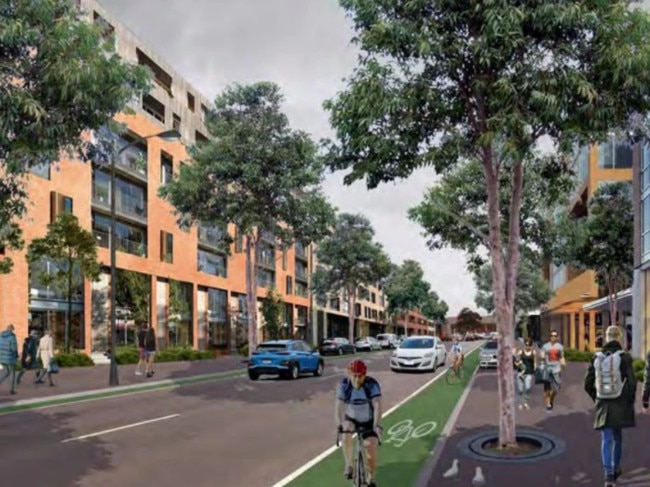 Impressions of the Gordon Ave section of the Geelong West UDF plan