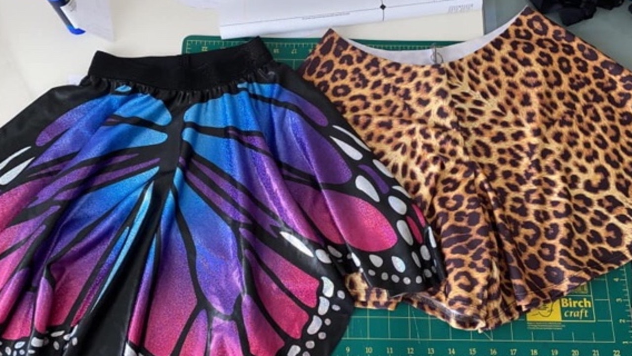 The mum revealed she is also making a thank you gift, including handmade outfits for the vendor's daughters. Picture: Facebook