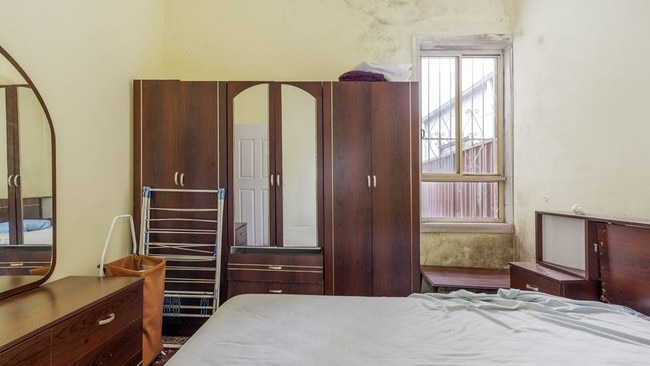 Mould appeared to be growing on some of the walls.