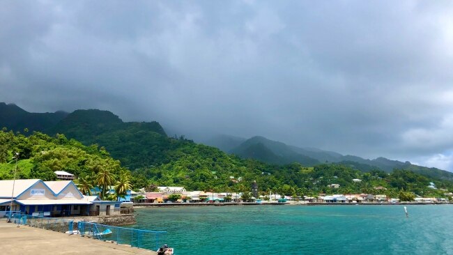 Views of Levuka from the MV Reef Endeavour. Picture: Sarah Nicholson