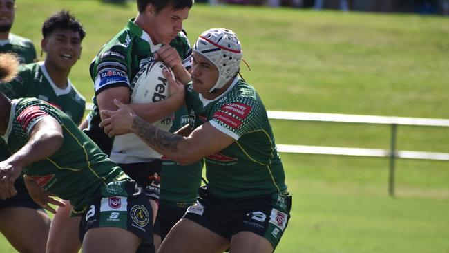 Meninga Cup semi-final action between the Ipswich Jets and Townsville Blackhawks. Saturday April 15, 2023.