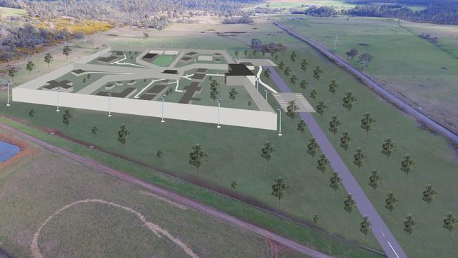 Proposed new Northern Regional Prison site at Birralee Rd, Westbury.