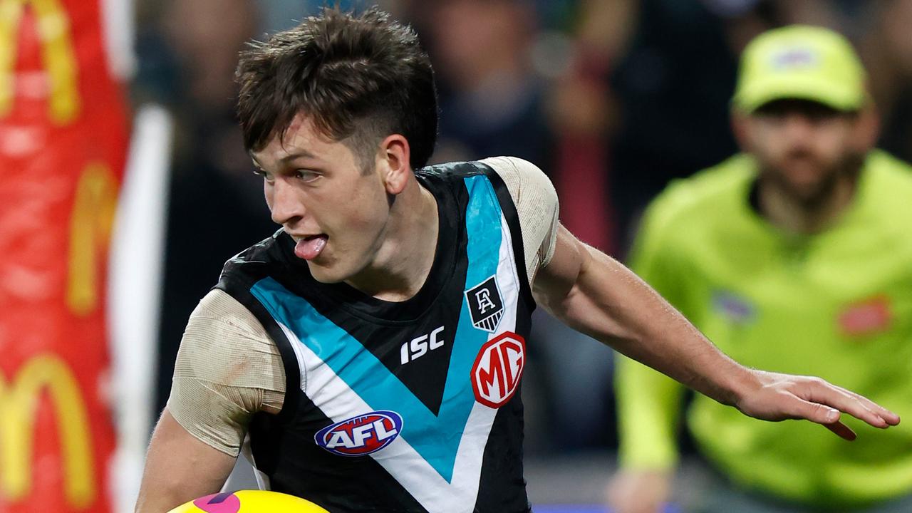 Port Adelaide had to stop GWS from pinching Zak Butters in the 2018 draft. Picture: AFL Photos via Getty Images