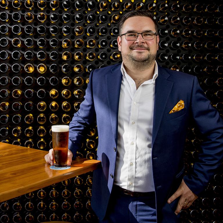 Venue Manager Mark Dixon in the new dining area. Picture: Jerad Williams