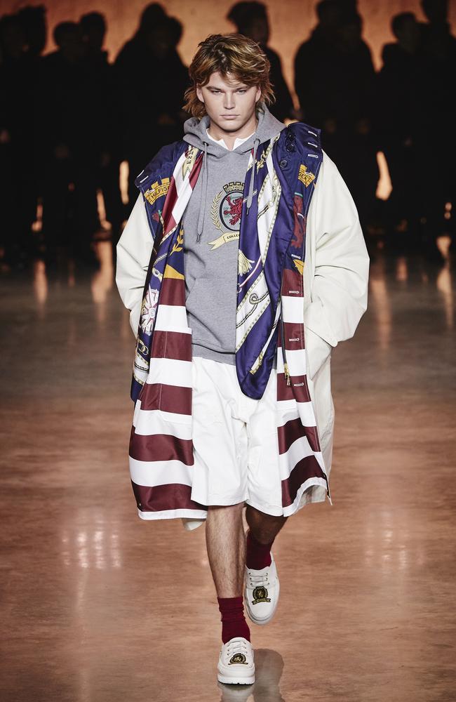 The Australian made a rare runway appearance for Tommy Hilfiger. Picture: Getty Images for Tommy Hilfiger