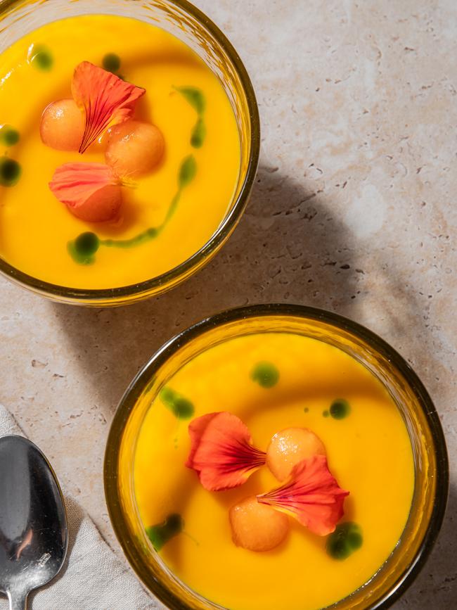 This vibrant soup makes a cool change on hot days.