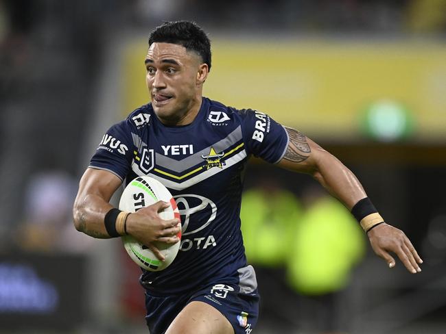 Will Valentine Holmes go large against an understrength Storm? Picture: Getty Images