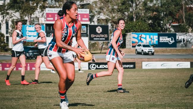 Wilston Grange QAFLW star Keyshia Matenga. Picture: Brooke Sleep Media