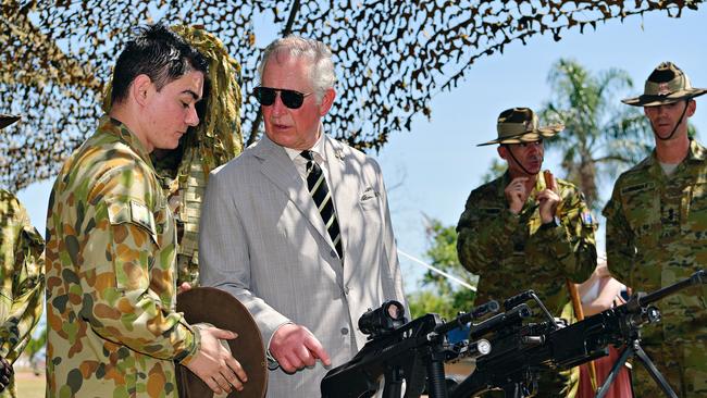 Prince Charles visits Larrakeyah Barracks | NT News