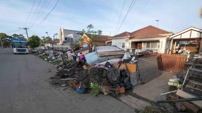 One of the affected streets in Maribyrnong. Picture: Tony Gough