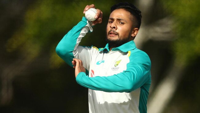 Tanveer Sangha has made a big impression. Picture: Chris Hyde/Getty Images