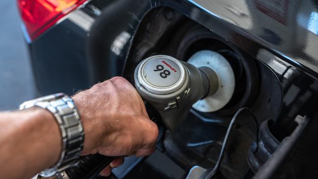 SYDNEY, AUSTRALIA - NewsWire Photos 24, JAN, 2023: A gas pump is seen at a petrol station in Sydney. Picture: NCA NewsWire / Flavio Brancaleone