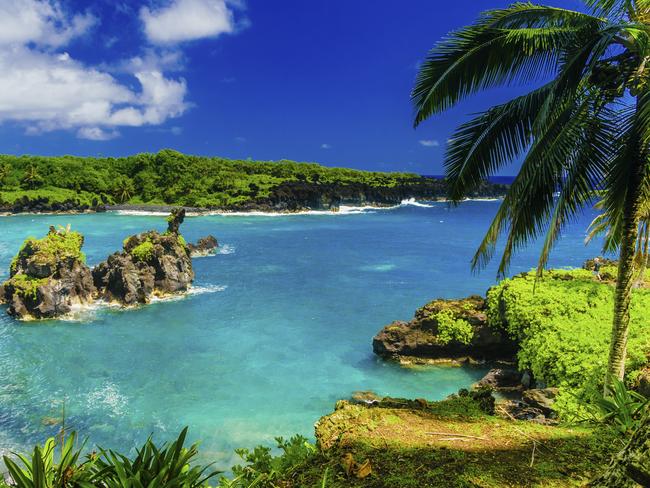 Spectacular ocean view on the Road to Hana, Maui, Hawaii. Picture: ThinkStock