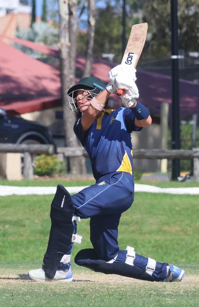 13-15 years boys South Coast cricket team 2024. Pictured: Oliver Lum