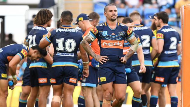 Nathan Peats‘ face says it all. Image: AAP Image/Dave Hunt