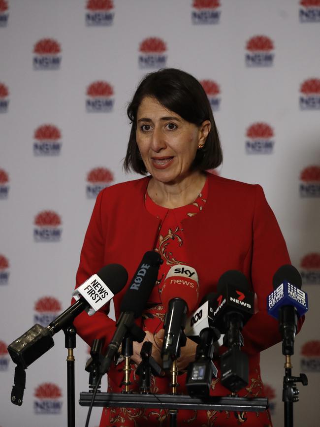 NSW Premier Gladys Berejiklian. Picture: Getty