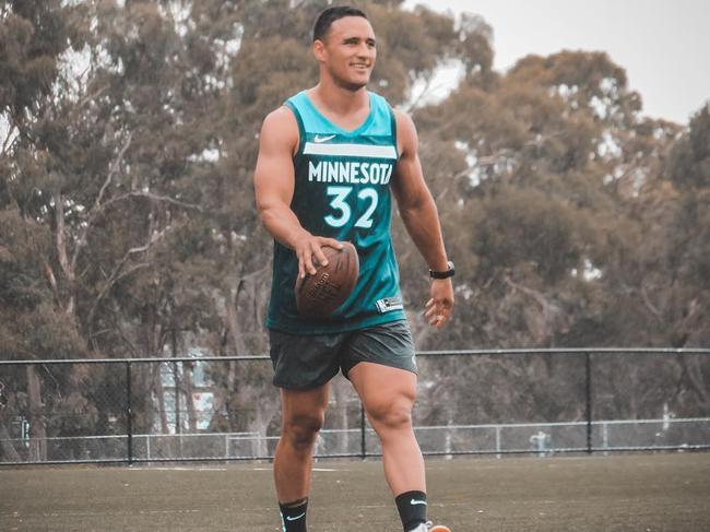 Buzz predicts Valentine Holmes will be home early. Picture: Instagram