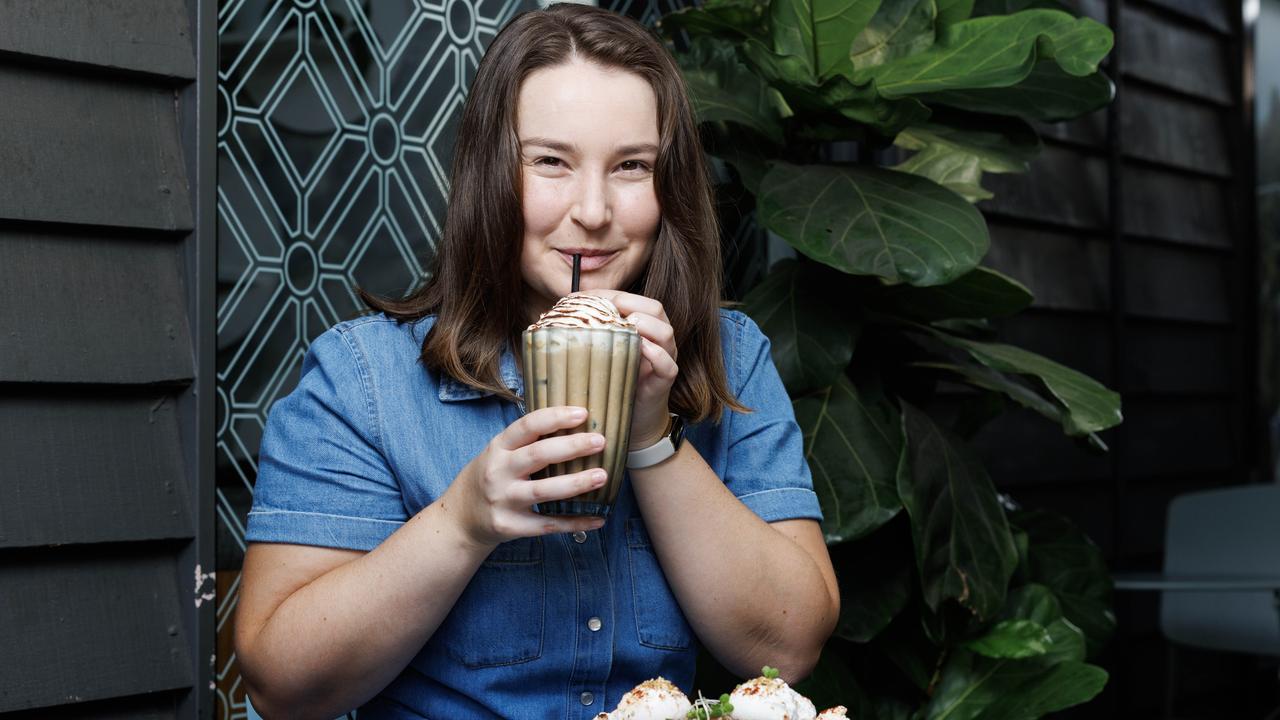 Neuroscientist and food blogger Michilla Du Plessis at Outside in Cafe in Windsor. Picture: Lachie Millard