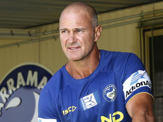 Eels coach Brad Arthur at the club’s training grounds in North Parramatta. Picture: John Appleyard