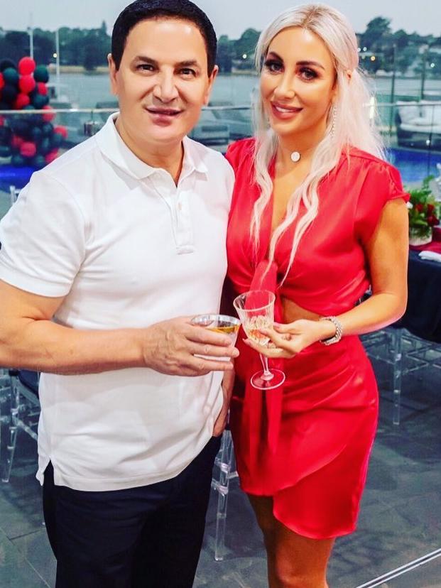 Property developer Jean Nassif and his wife Nissy. Picture: Instagram