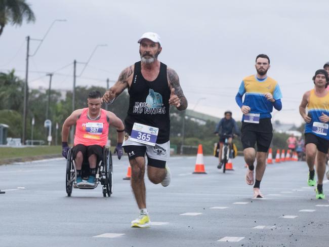 Damon Jaenke, Joe Grech at Mackay Marina Run Sunday 4 June 2023 Picture: Michaela Harlow