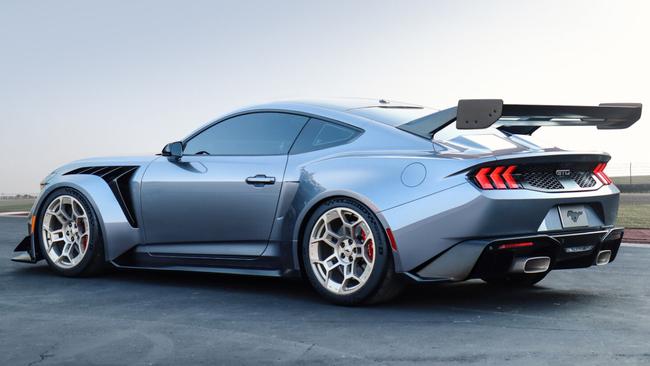 The Ford Mustang GTD has wild carbon fibre bodywork.