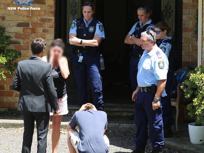 Two men have been arrested after police raided a granny flat at Mount Elliot. Picture: NSW Police