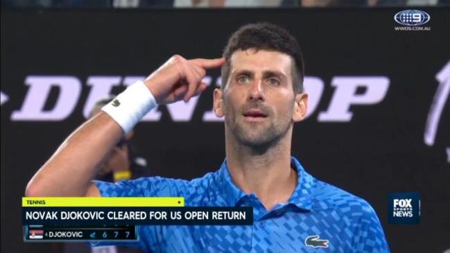 Djokovic cleared to play US Open