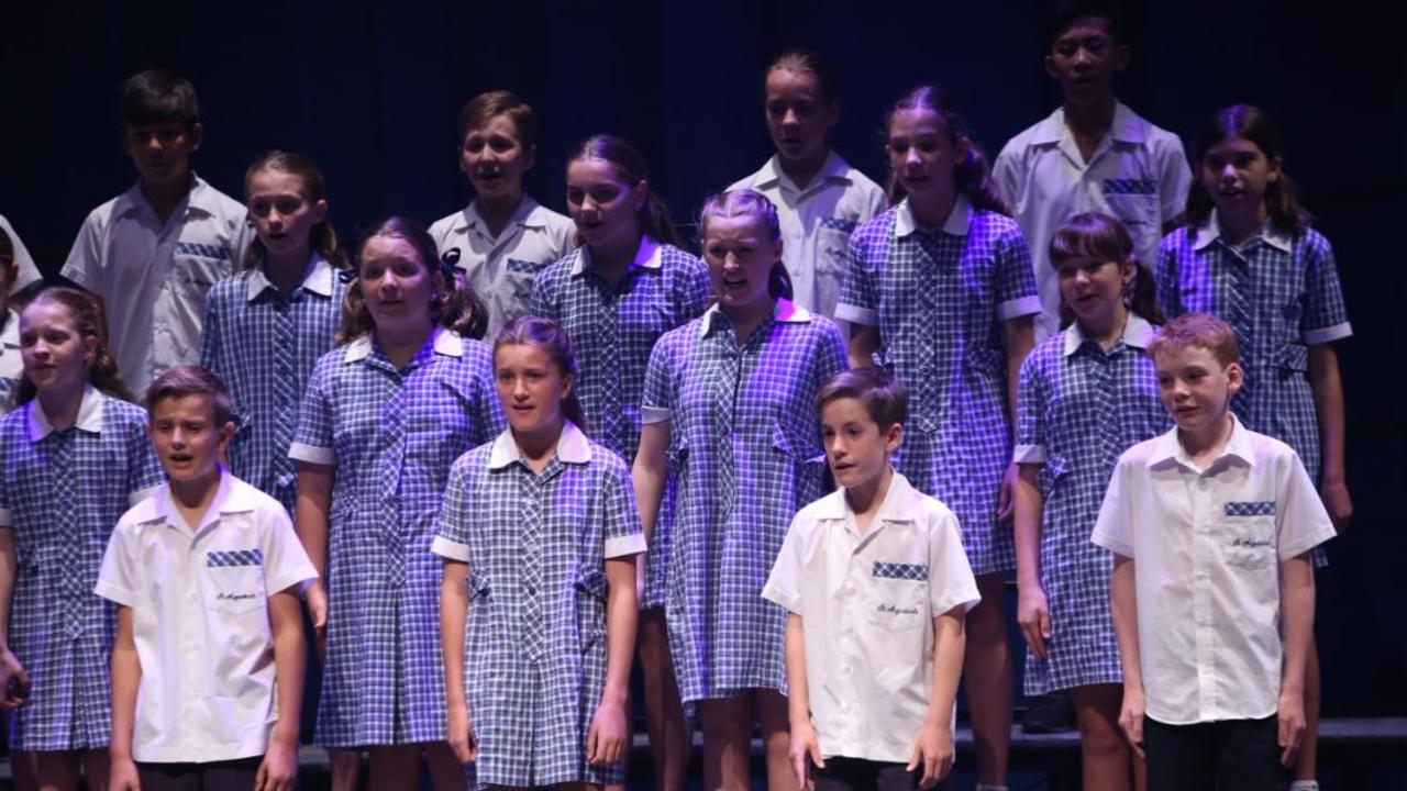 St Augustines Speech Choir at the Gold Coast Eisteddfod. Photograph by Move Photography.