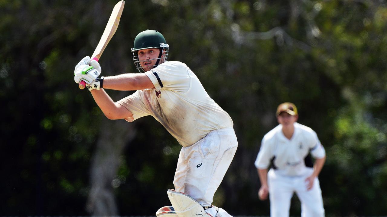 Caboolture's batsman Matt Schubert. Picture: Patrick Woods