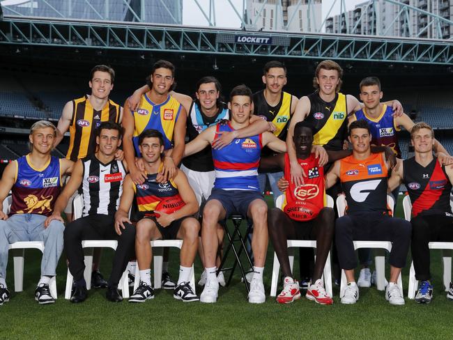 The Victorian first-round picks for 2021. Picture: Dylan Burns/AFL Photos via Getty Images