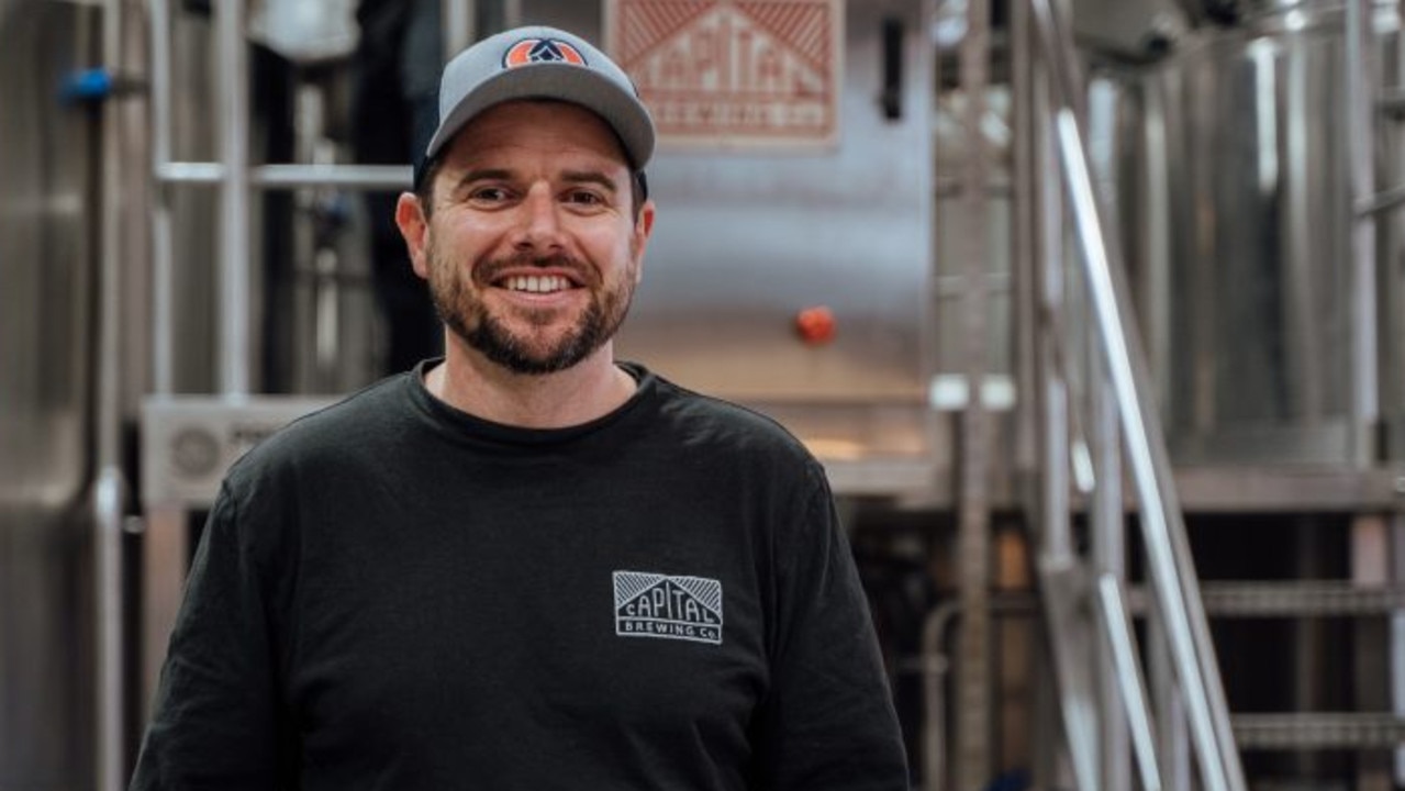 Laurence Kain, co-founder of the Capital Brewing Co in Canberra.