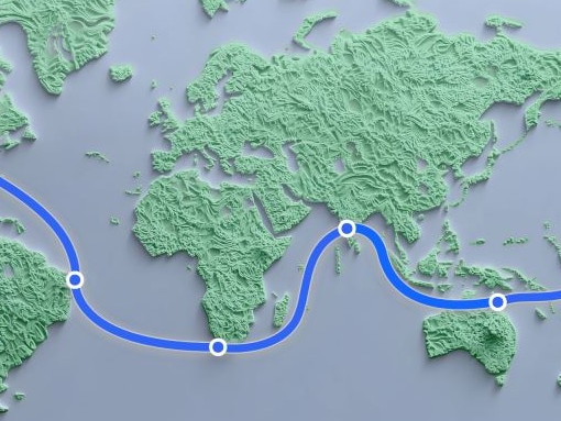 Meta plans giant deep sea internet cable across world. Picture: Meta