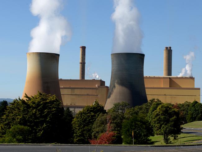 Yallourn is the state’s second-largest coal fired power station. Picture: Andrew Henshaw