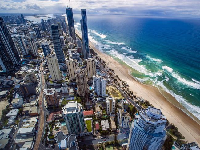 Skypoint Observation Deck, Q1 Building.Picture: NIGEL HALLETT