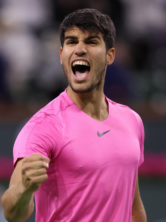 Carlos Alcaraz is the future. (Photo by Julian Finney/Getty Images)