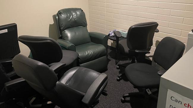 A retreat room at the SA Ambulance HQ, for people taking a break after traumatic triple-0 calls. Picture supplied by Labor