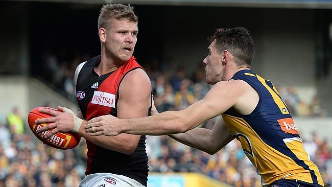 Eagles v Bombers at Subiaco Oval AFL