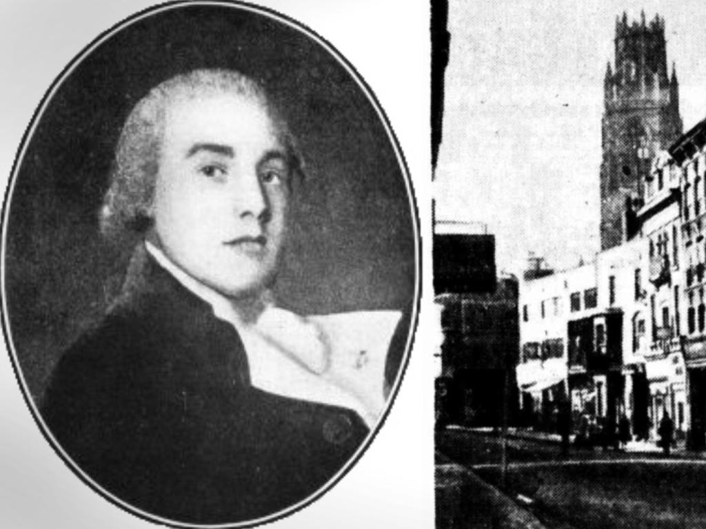 Explorer George Bass, and the Lincolnshire street where he studied medicine before joining the navy.