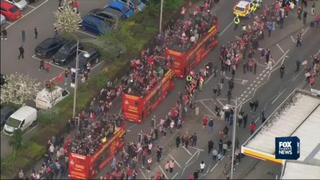 Thousands gather for Wrexham parade after promotion