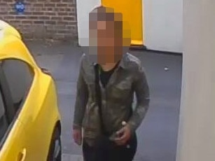 CCTV footage showing a women around the area where a poo was found. See SWNS story SWPOO; A woman was caught â€˜going for a pooâ€™ on a driveway in broad daylight on a Sunday morning. CCTV cameras caught the woman, dressed in torn black jeans, black pumps and a khaki jacket, walking towards a back garden moments before human poo was found on a driveway in Cheltenham, Glos. Students Hannah Lawton, 21, and Harris Stodell, 20, noticed the woman walk onto their driveway at 8.20am and became suspicious about what she was doing. When they opened the front door, they made a sickening discovery.