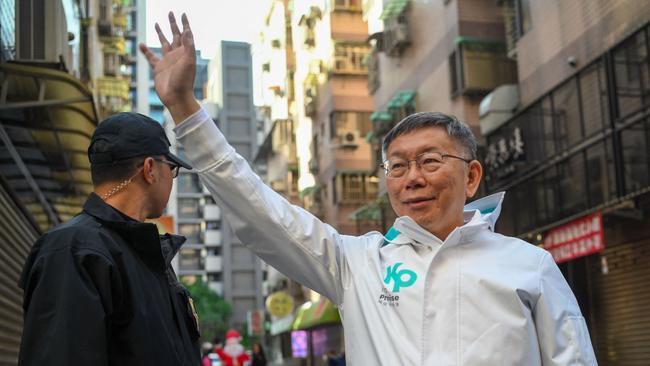 Ko Wen-je, presidential candidate from the Taiwan People's Party (TPP), promises a ‘new politics’, guided by science, pragmatism and rationality. Picture: AFP