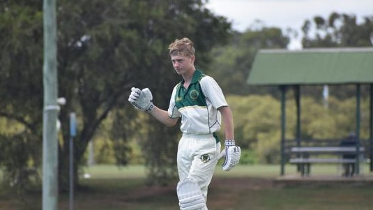 St Patrick's College's Steve Hogan is playing first grade cricket.