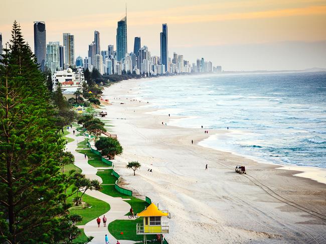 Gold Coast sand didn’t pass the requirements for volleyball competition.