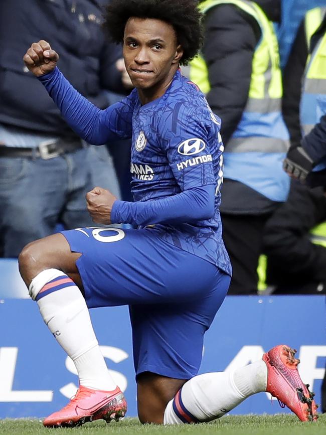 Chelsea's Willian has voiced concerns over resuming playing even in empty stadiums.